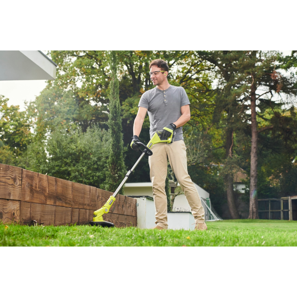 Тример садовий Ryobi RY18LMC30A-0 ONE+ 18В, 30см, висота 38-75мм, EasyEdge телескоп.штанга, 6.4кг (без АКБ та ЗП) (5133005917) - зображення 6