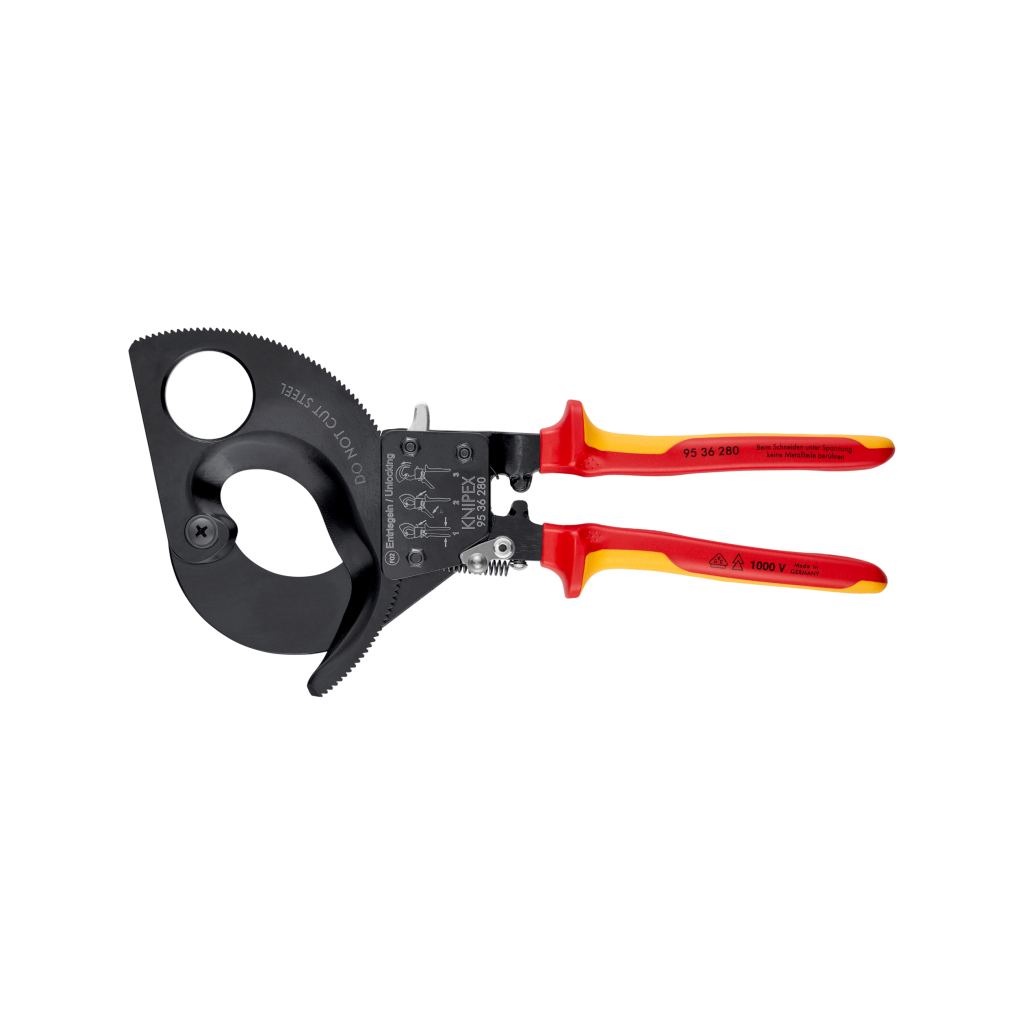 Кабелеріз KNIPEX 52мм / 380мм.кв, 280мм (95 36 280) - зображення 3