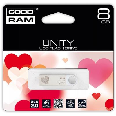 USB флеш накопичувач Goodram 8GB Unity Valentine USB 2.0 (PD8GH2GRUNSR9+V) - зображення 4