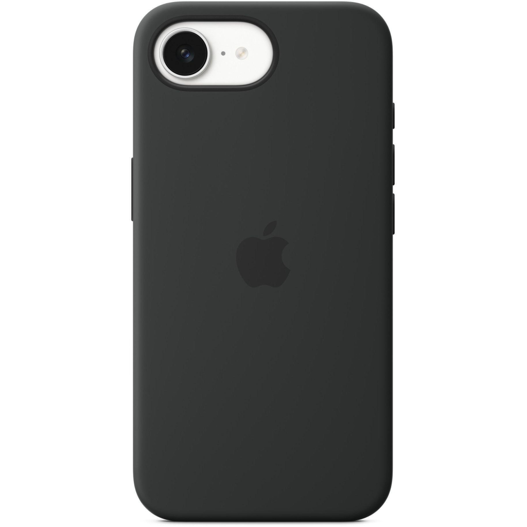 Чохол до мобільного телефона Apple iPhone 16e Silicone Case Black (MD3N4ZM/A) - зображення 1