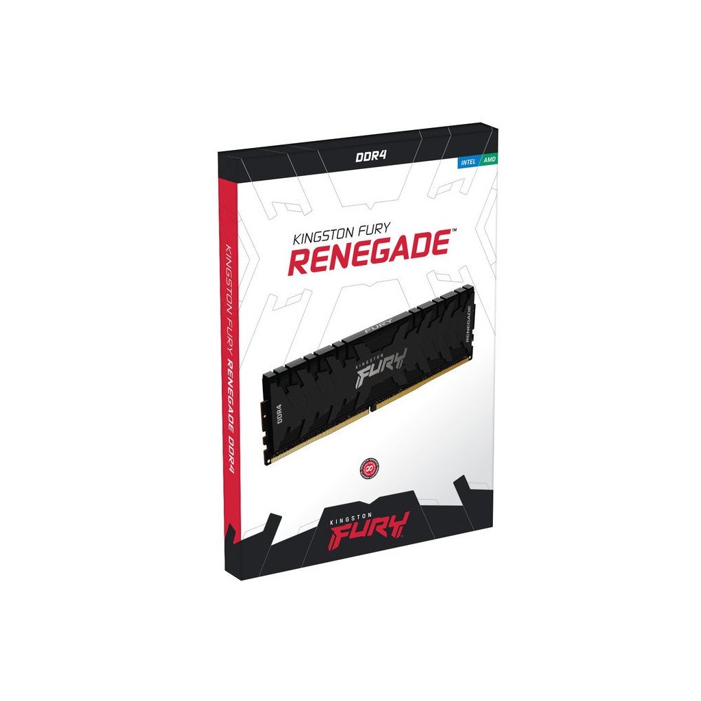 Модуль пам'яті для комп'ютера DDR4 16GB (2x8GB) 4600 MHz FURY Renegade Black Kingston Fury (ex.HyperX) (KF446C19RBK2/16) - зображення 9