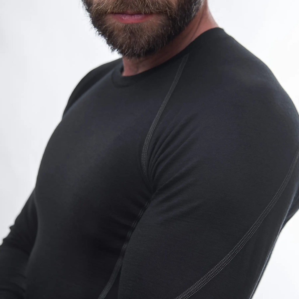 Термокофта Sensor Merino Active LS black 11109033 XXXL (SM11MA-black-XXXL) - зображення 5