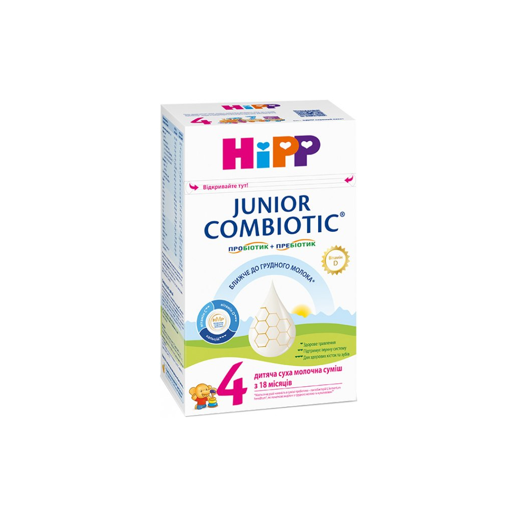 Дитяча суміш HiPP молочна Combiotiс 4 Junior +18 міс. 350 г (9062300140030) - зображення 1