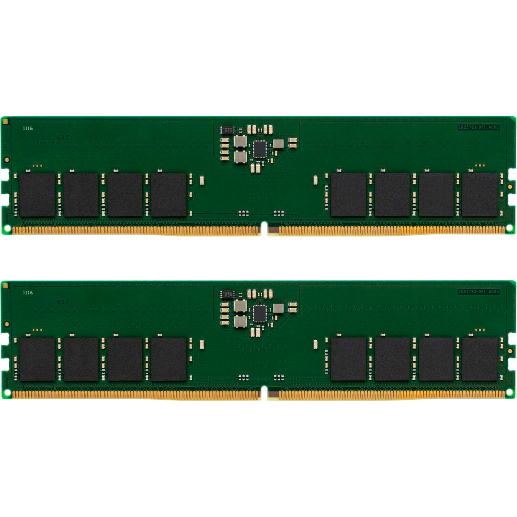 Модуль пам'яті для комп'ютера DDR5 16GB (2x8GB) 5600 MHz Kingston (KVR56U46BS6K2-16) - зображення 1