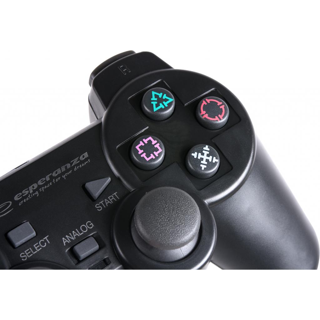 Геймпад Esperanza Vibration gamepad PS2/PS3/PC USB (EG106) - зображення 5