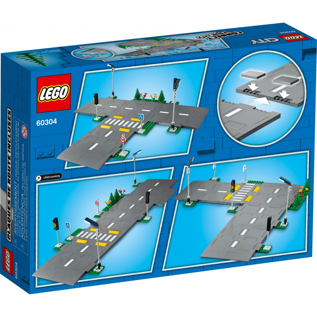 Конструктор LEGO City Town Дорожні плити 112 деталей (60304) - зображення 6