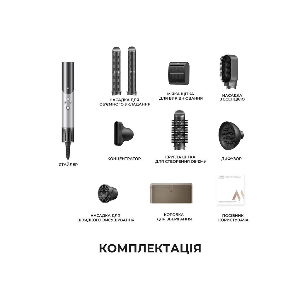 Стайлер MOVA Master 10 Lunar Silver (AMMA10 Lunar Silver) - зображення 6