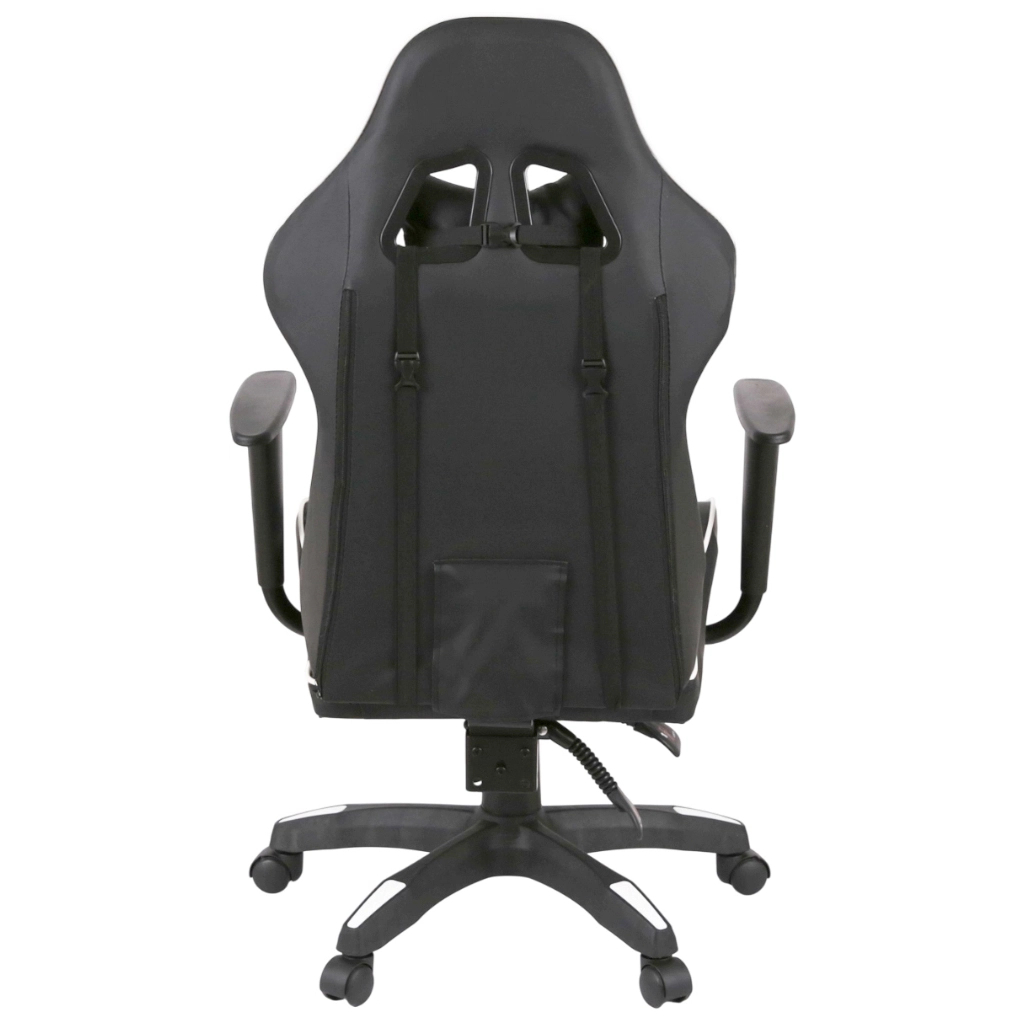 Крісло ігрове Аклас Стрік Light ANF Білий (PU-чорний/білий) (00160343) - зображення 5