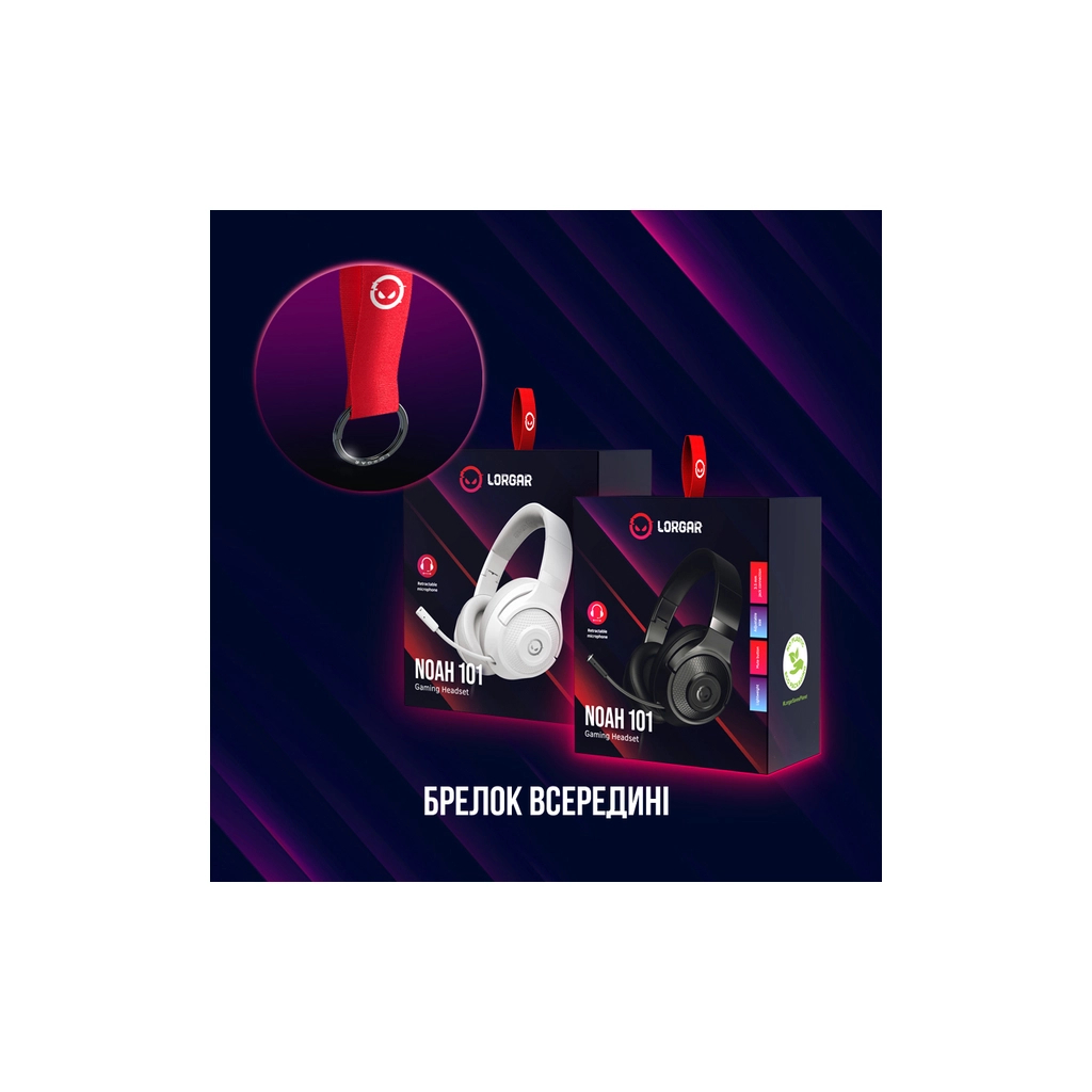 Навушники Lorgar Noah 101 Gaming 3.5 мм Black (LRG-GHS101B) - зображення 11