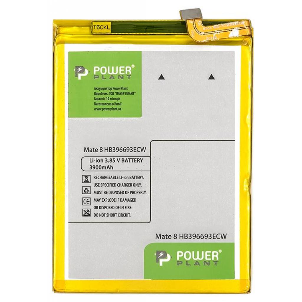 Акумуляторна батарея PowerPlant Huawei Mate 8 (HB396693ECW) 3900mAh (SM150199) - зображення 1