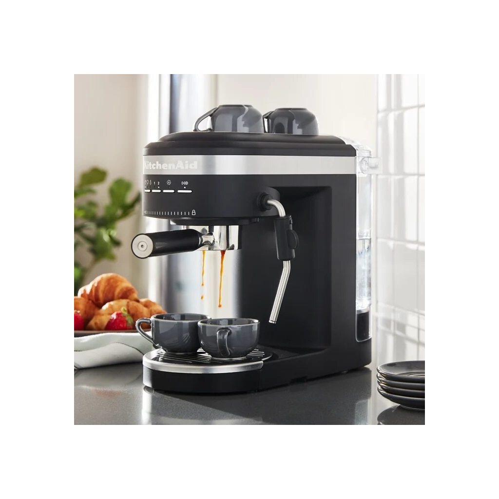 Ріжкова кавоварка еспресо KitchenAid 5KES6503EBK - зображення 5