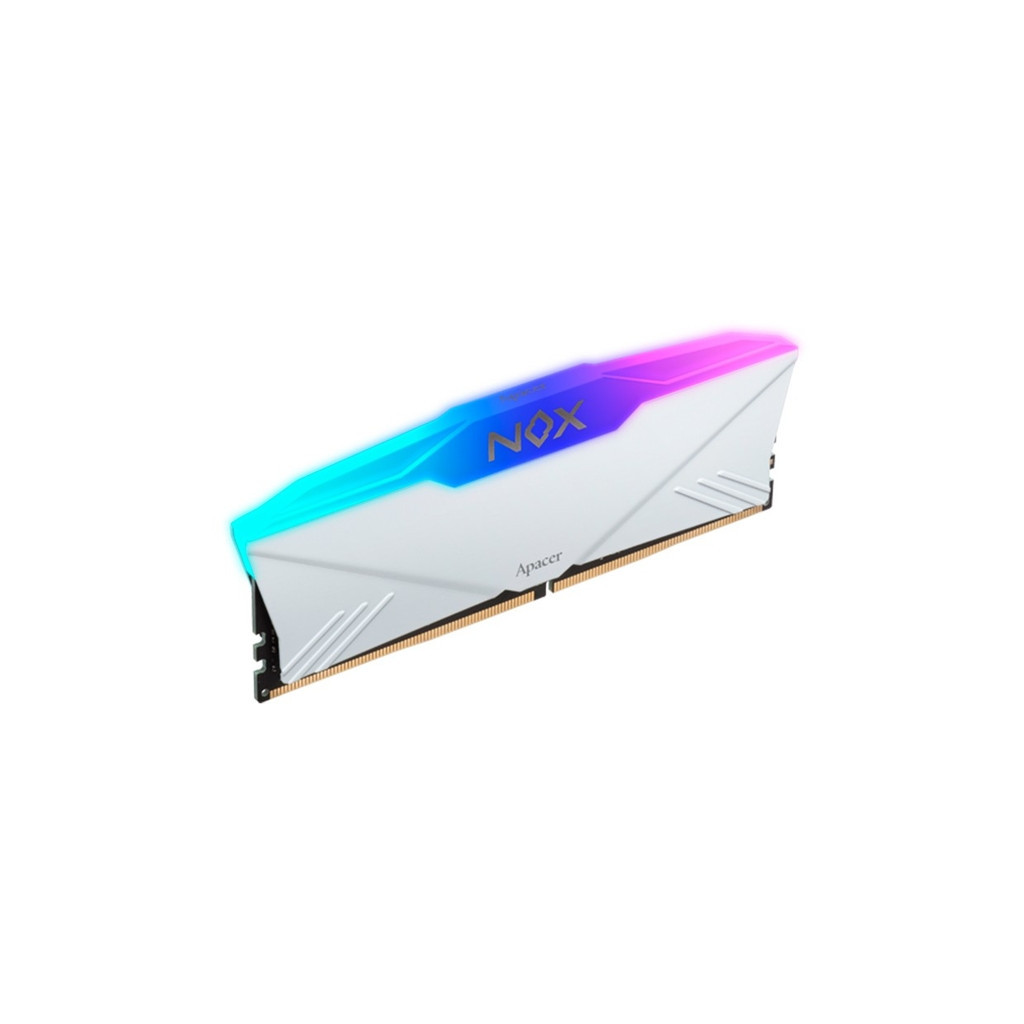 Модуль пам'яті для комп'ютера DDR4 16GB (2x8GB) 3200 MHz NOX RGB White Apacer (AH4U16G32C28YNWAA-2) - зображення 4