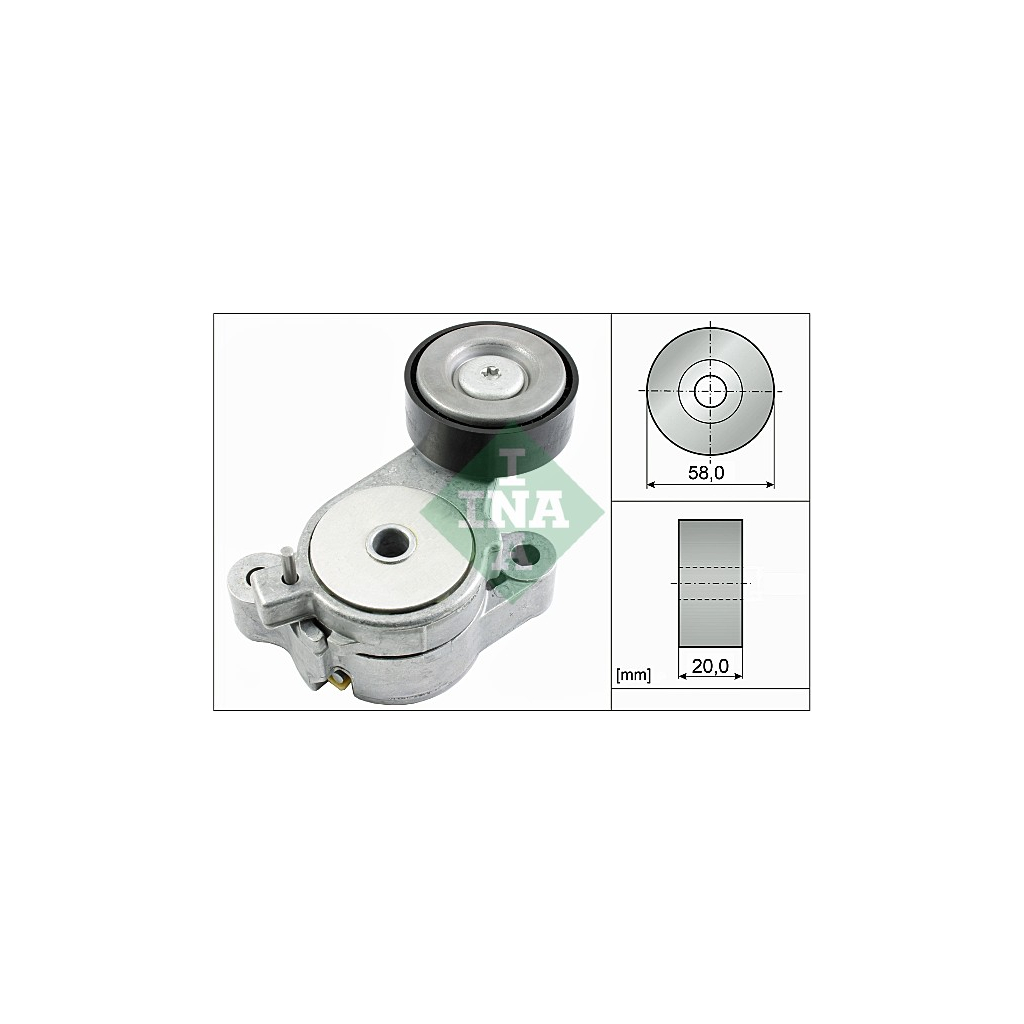 Натягувач ременя з роликом INA 534 0396 10 - зображення 1