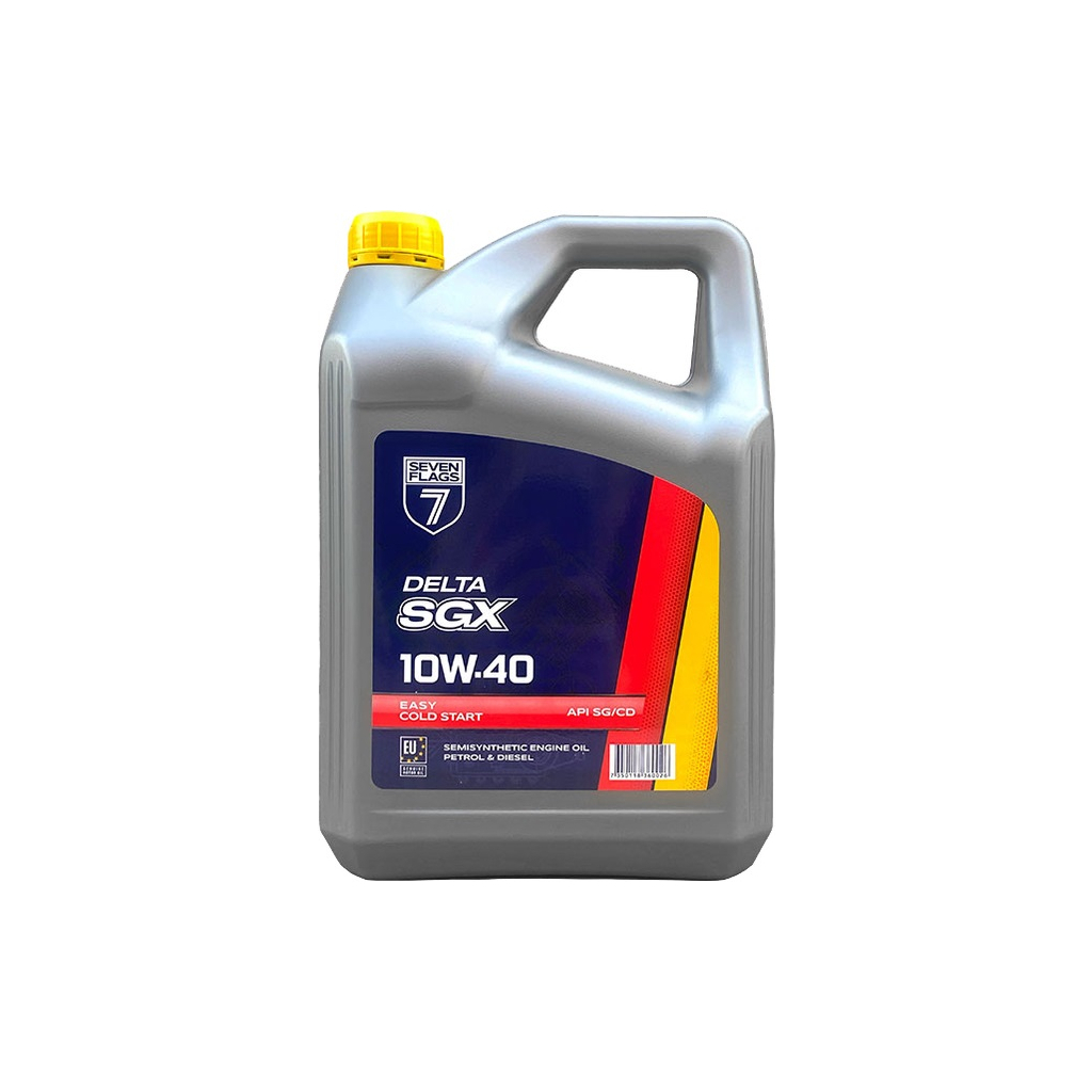 Моторна олива 7FLAGS Delta SGX 10W-40 3,6л - зображення 1