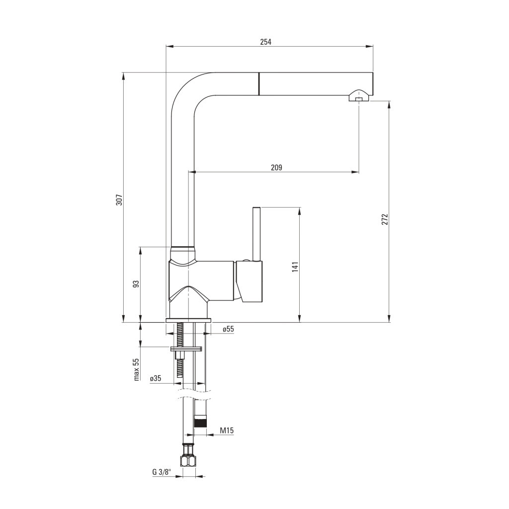 Змішувач Deante Aster (BCA_N73M) - зображення 5