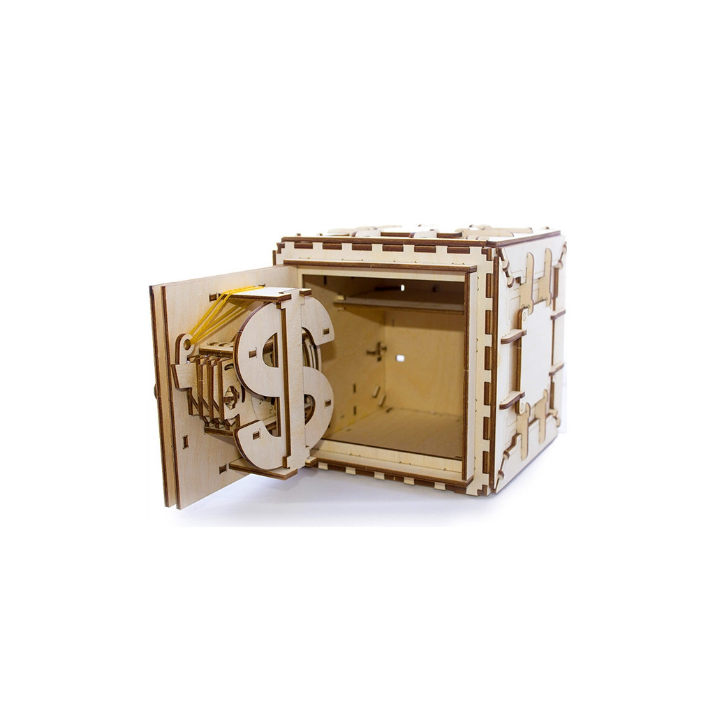 Конструктор Ugears механічний Сейф (70011) - зображення 3