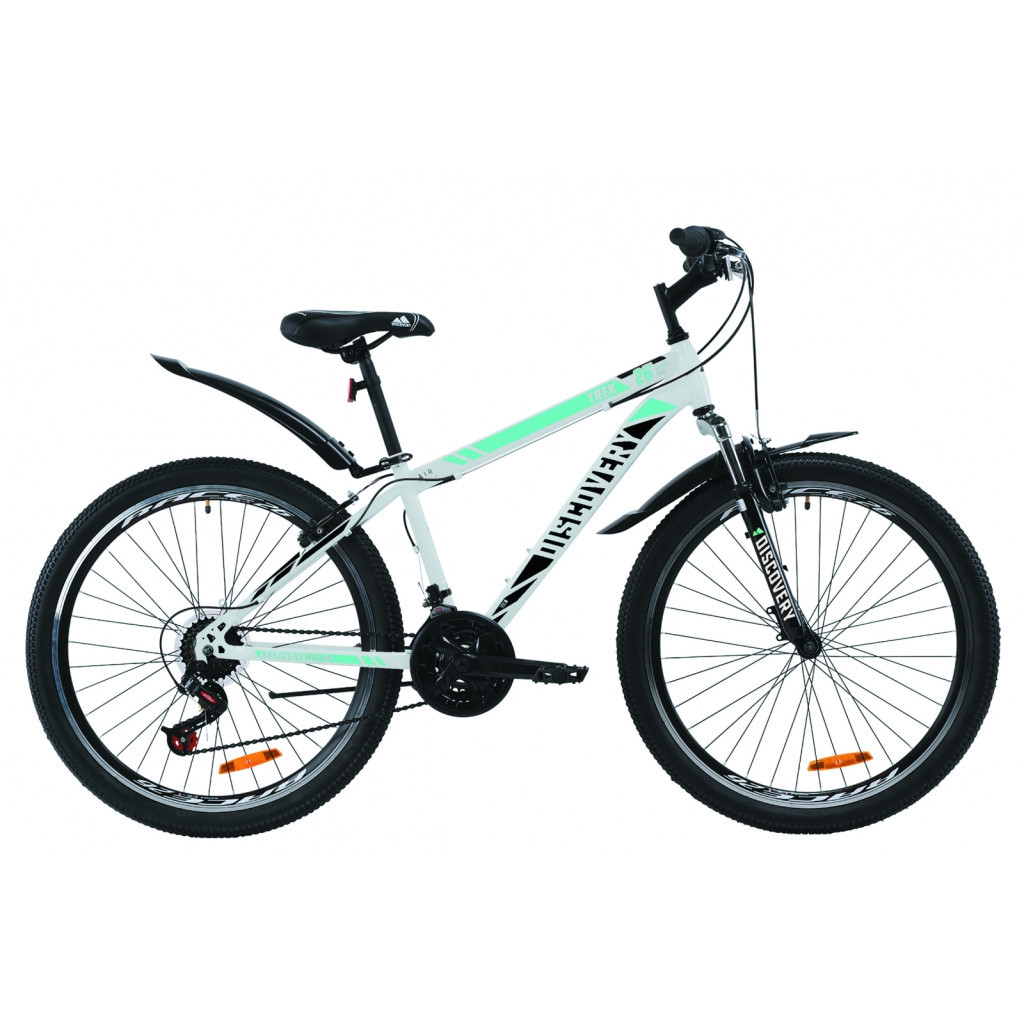 Велосипед Discovery 26" TREK AM DD рама-13" St 2020 біло-чорний з синім (OPS-DIS-26-271) - зображення 1