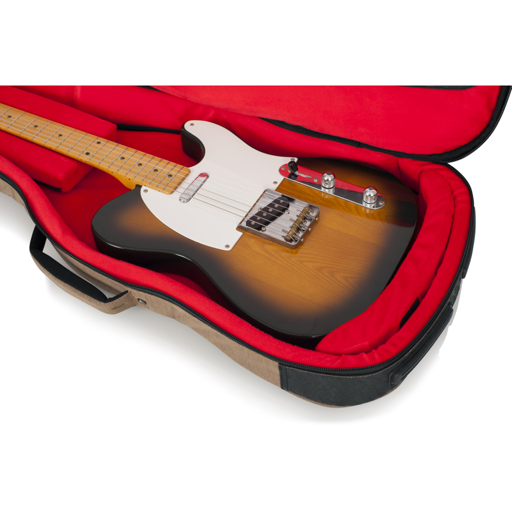 Чохол для гітари Gator Transit Series Electric Guitar Bag Brown (GT-ELECTRIC-TAN) - зображення 7