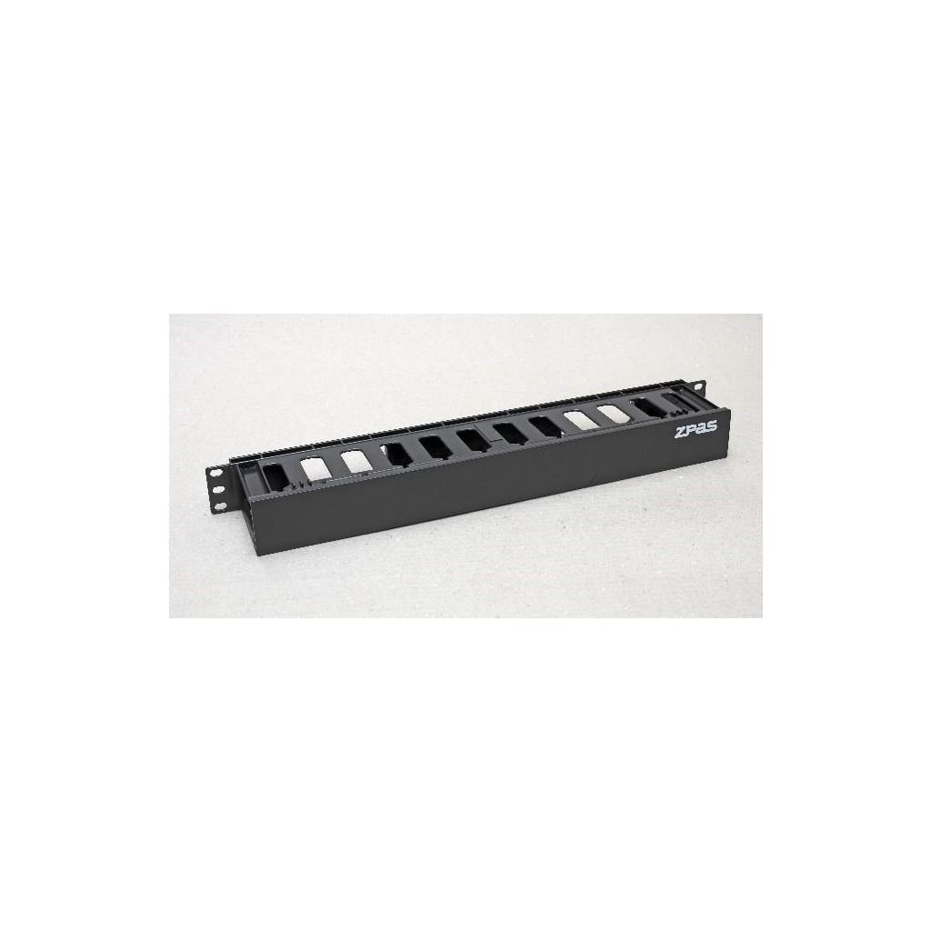 Кабельний організатор Zpas 19" 1U однобічна гребінка (T-SO-900-614) - зображення 1