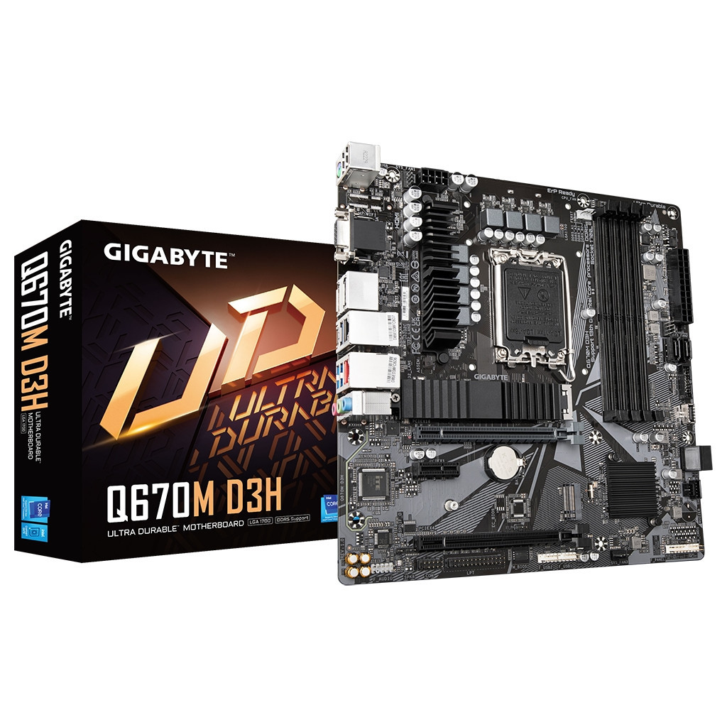 Материнська плата GIGABYTE Q670M D3H - зображення 6