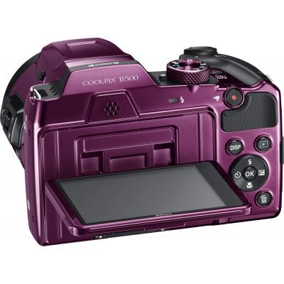 Цифровий фотоапарат Nikon Coolpix B500 Purple (VNA952E1) - изображение 7