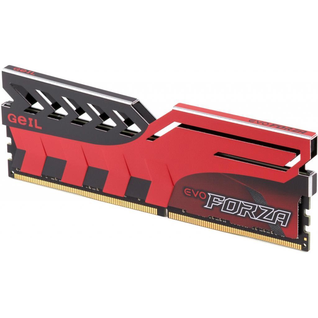 Модуль пам'яті для комп'ютера DDR4 16GB (2x8GB) 3000 MHz EVO Forza RED Geil (GFR416GB3000C16ADC) - зображення 2
