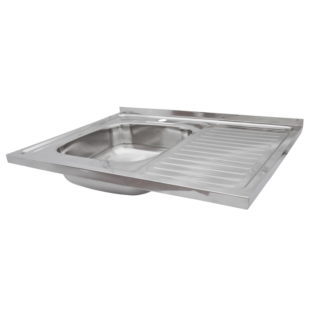 Мийка кухонна Kroner Polierte-6080L 06160 (CV022817) - зображення 4