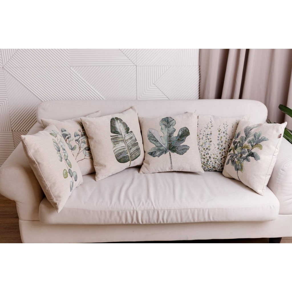 Подушка Прованс гобеленова декоративна Herbal Діхондра 45х45 см (035498) - зображення 4