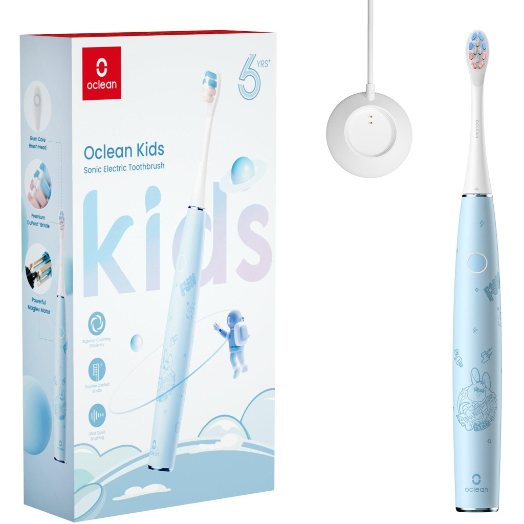 Електрична зубна щітка Oclean Kids Electric Toothbrush Blue (6970810552379) - зображення 5