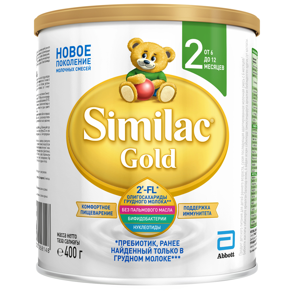 Дитяча суміш Similac 2 Gold +6 міс. 400 г (5391523058148) - зображення 1