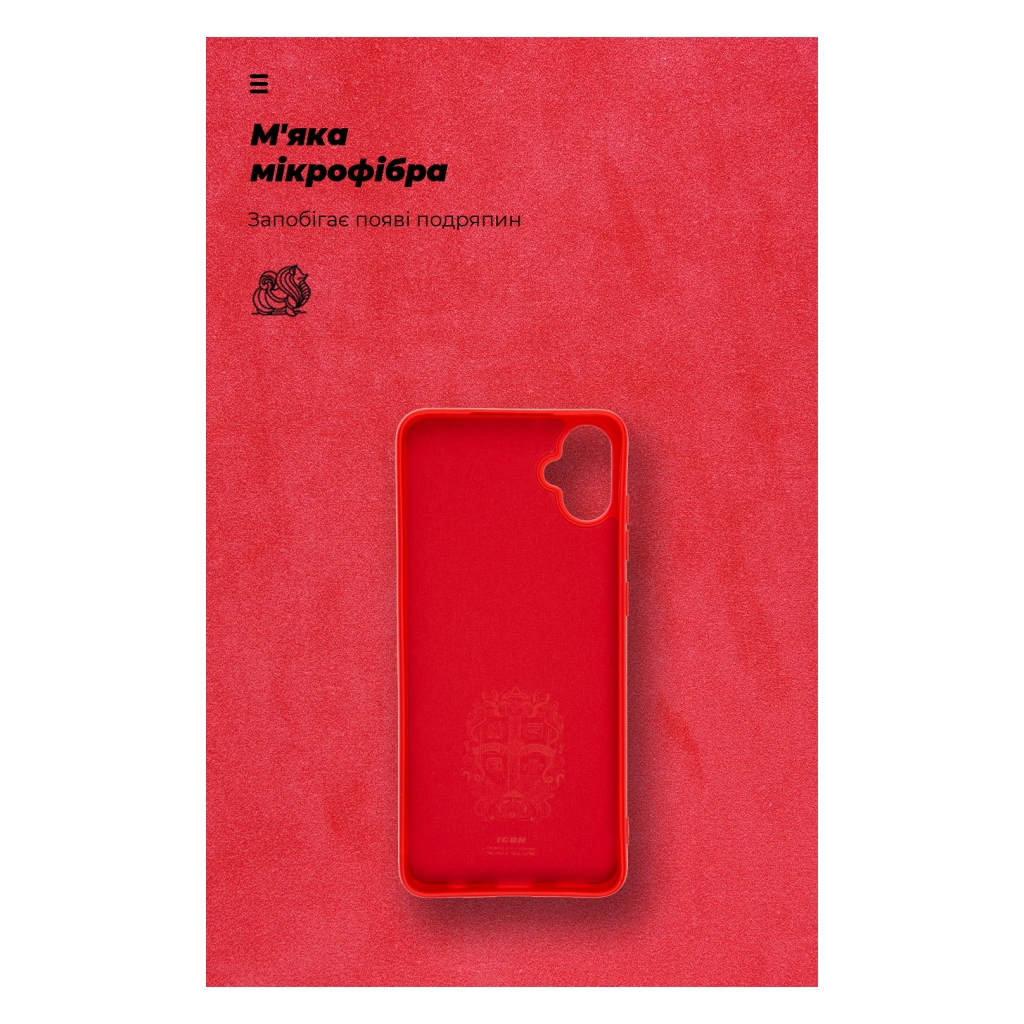 Чохол до мобільного телефона Armorstandart ICON Case Samsung A05 (A055) Red (ARM71803) - зображення 4