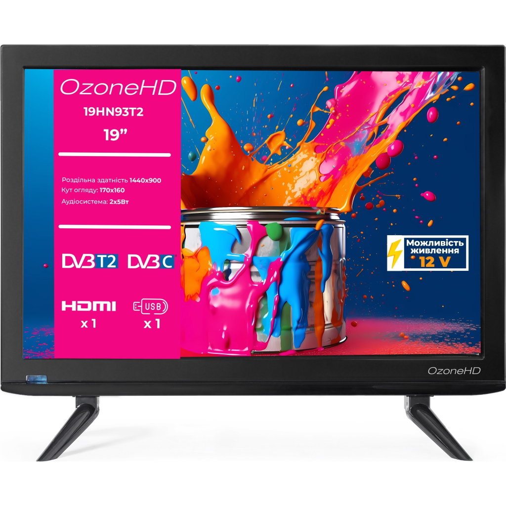 Телевізор Ozonehd 19HN93T2 - зображення 1