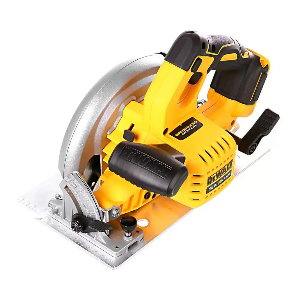 Дискова пила DeWALT 18В XR Li-Ion, диск 184х16 мм (без АКБ та ЗП) + АКБ DCB184 (DCS570N+DCB184) - зображення 9