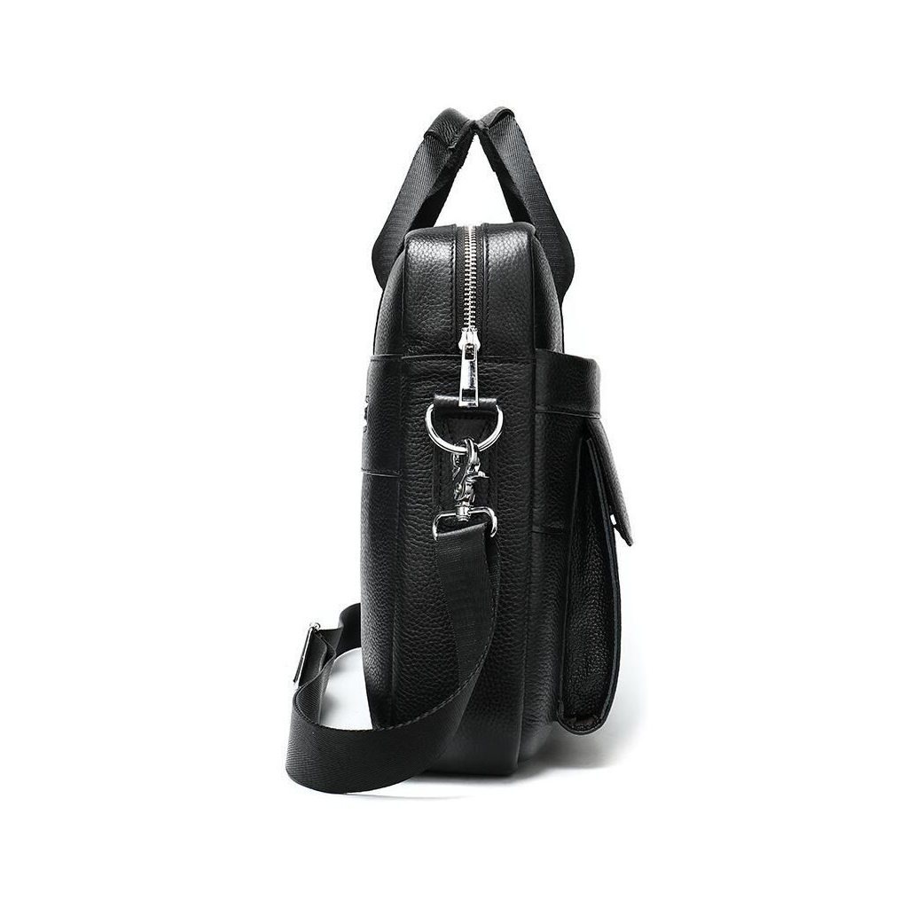 Сумка Vintage Шкіряна Чорна (14628) - зображення 5