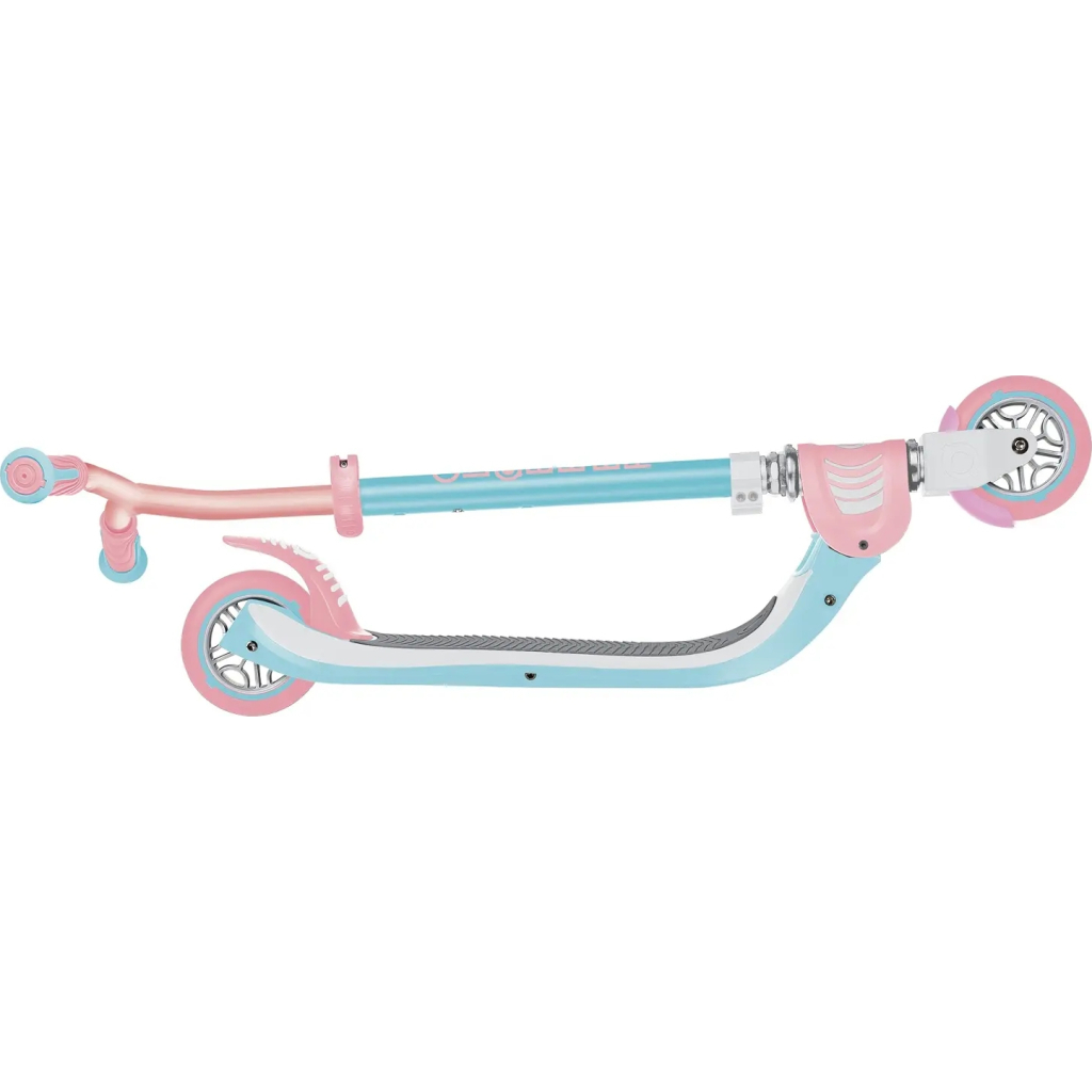 Самокат Globber Flow Foldable 125 до 100 кг 6+ 2 колеса Блакитно-рожевий (473-707) - зображення 7