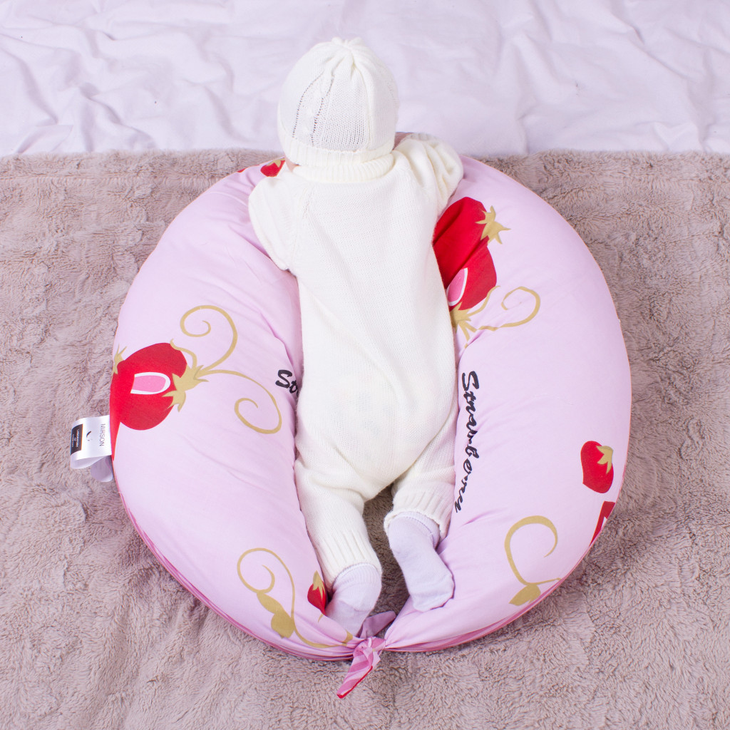 Подушка MirSon для вагітних та годування №8306 Print Line 17-0078 Kristina Бязь 30х170х20 см (2200006200314) - зображення 8