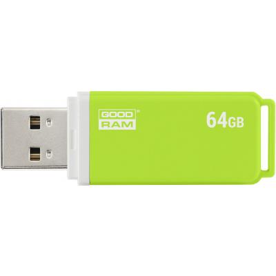 USB флеш накопичувач Goodram 64GB UMO2 Orange Green USB 2.0 (UMO2-0640OGR11) - зображення 4