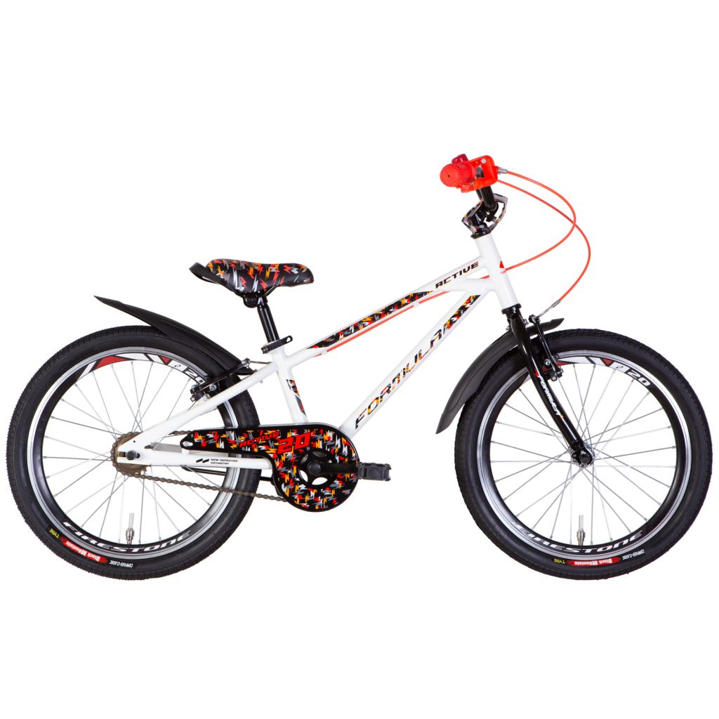 Велосипед Formula 20" Active Vbr рама-10" St білий 2024 (OPS-FRK-20-203) - зображення 1