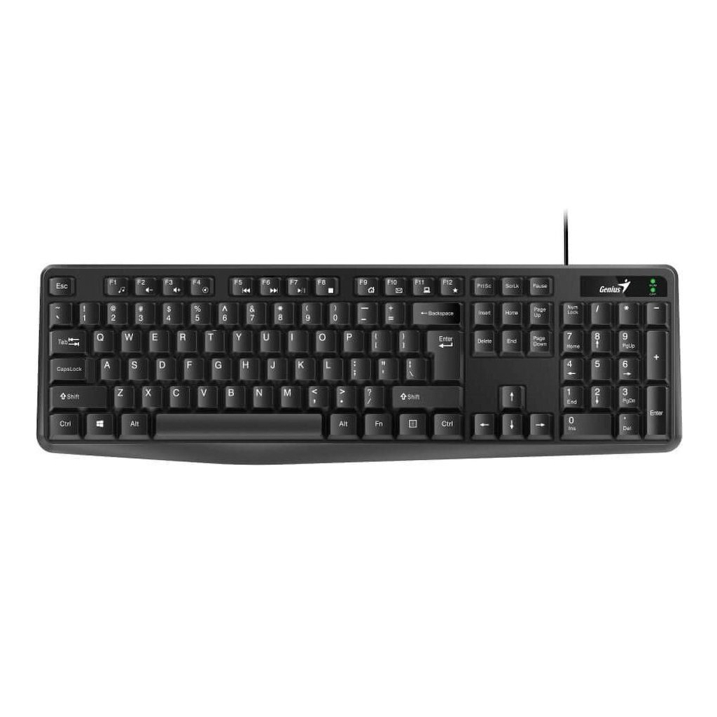 Клавіатура Genius KB-117 USB Black Ukr (31310016407) - зображення 1