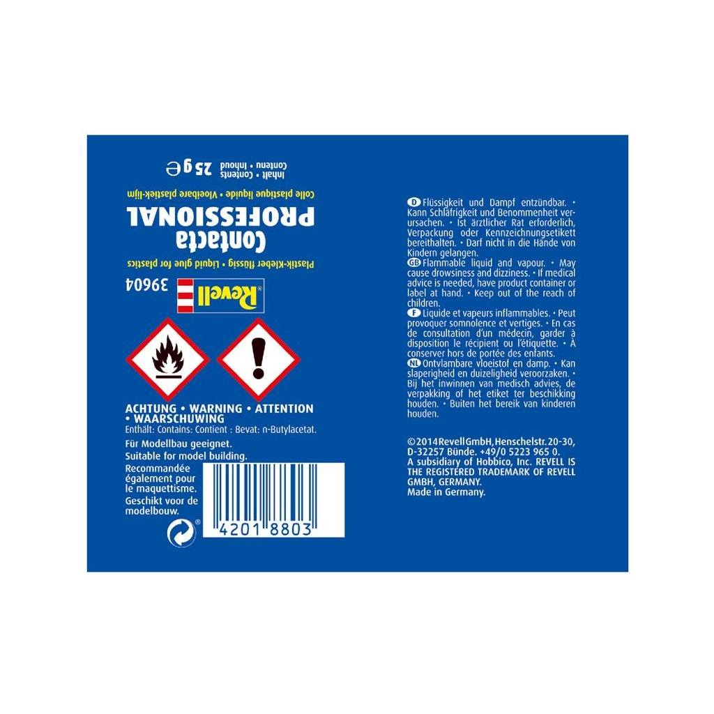 Аксесуари до збірних моделей Revell Клей Contacta професійний 25 гр (RVL-39604) - зображення 2