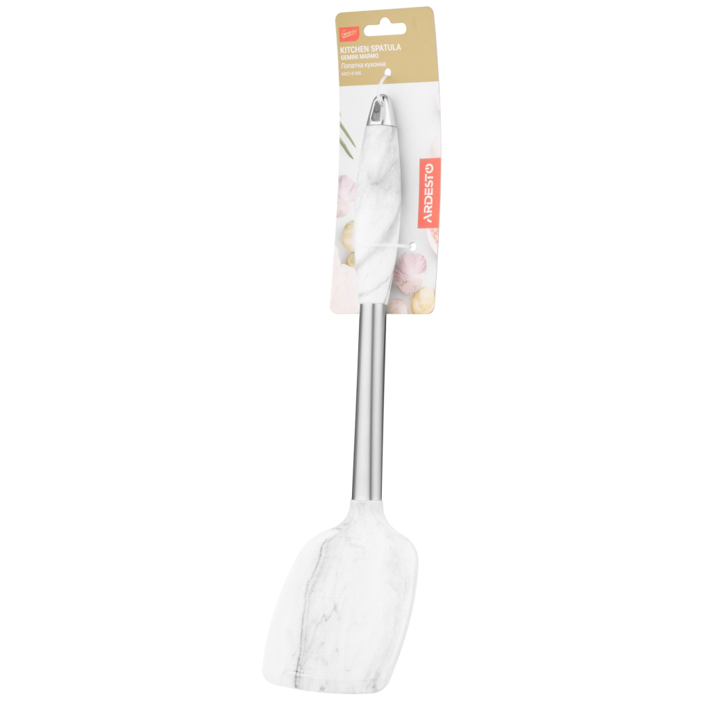 Лопатка кухонна Ardesto Gemini Marmo Steel/Silicon (AR2141MS) - зображення 3