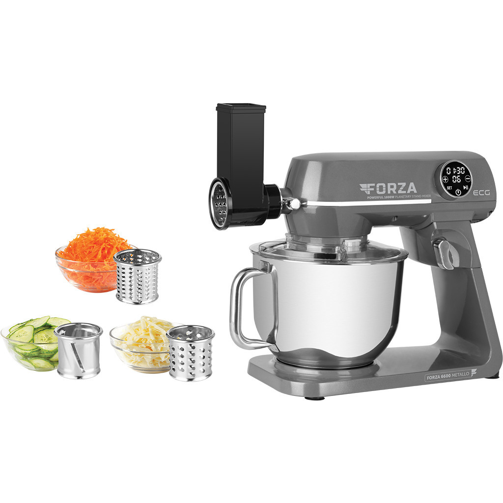 Кухонний комбайн ECG FORZA 6600 Metallo Scuro - зображення 11