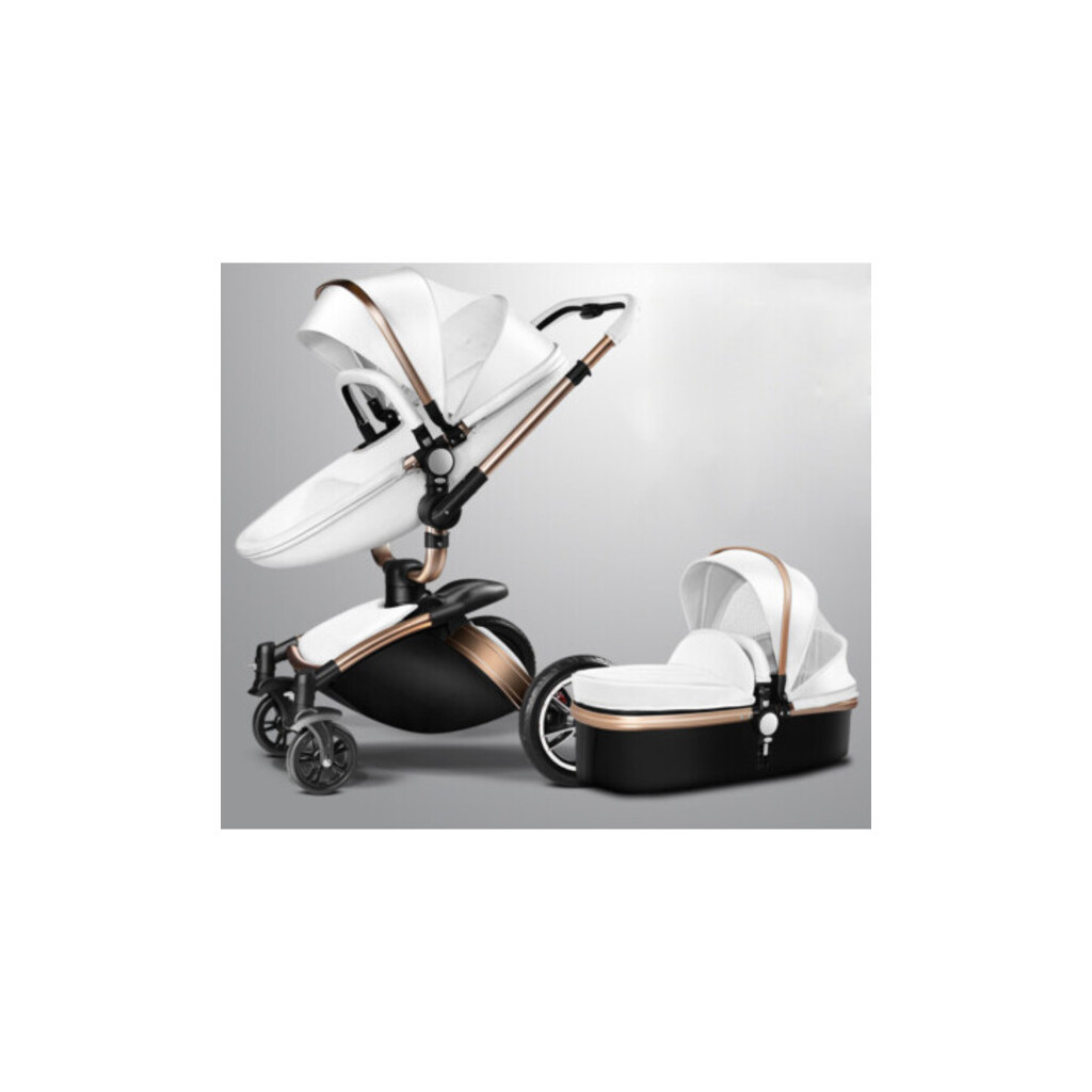 Коляска Bonbonle 2 в 1 AB-906 white (821488) - зображення 1