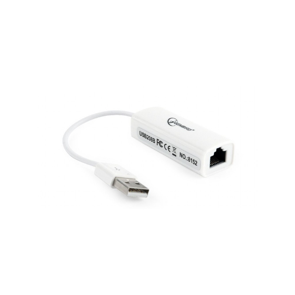 Мережева карта USB2.0 to Fast Ethernet Gembird (NIC-U2-02) - зображення 3