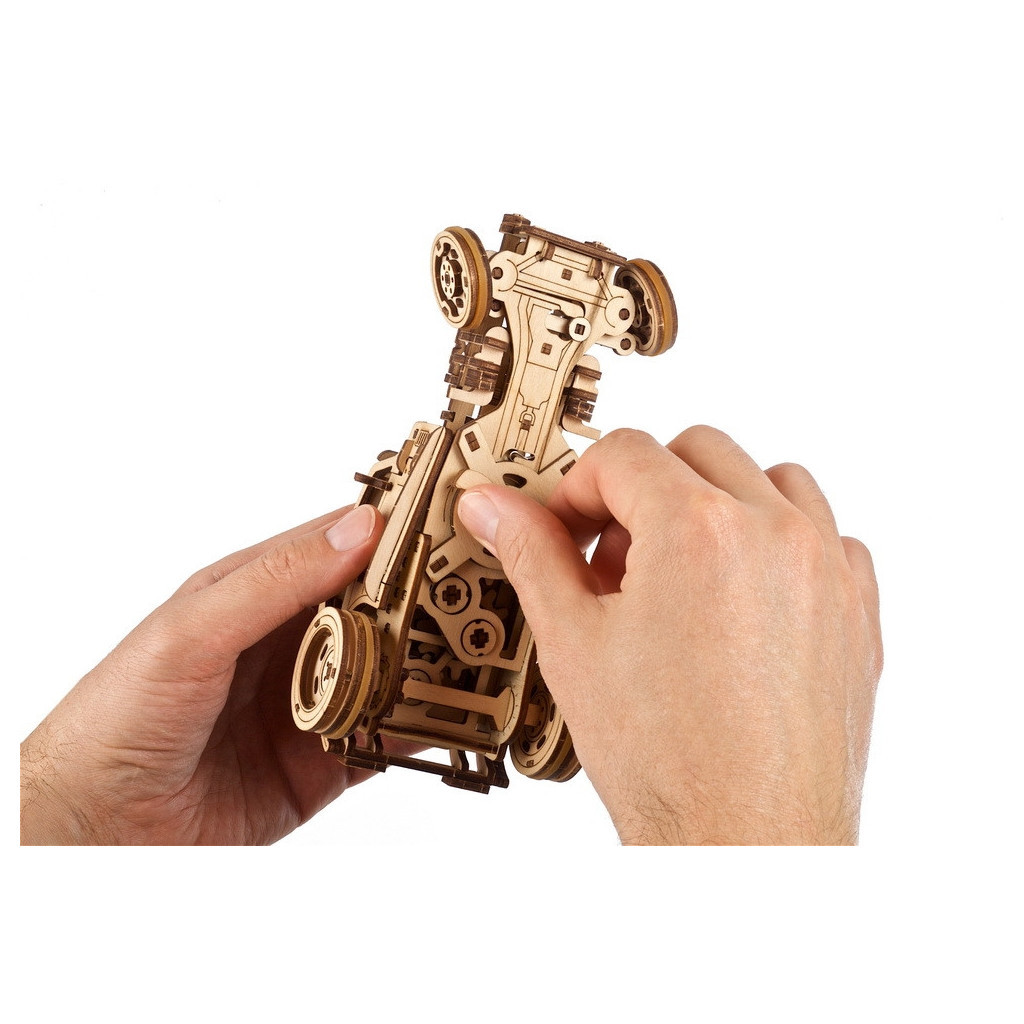 Конструктор Ugears Хот Род Люта миша (6337472) - зображення 8