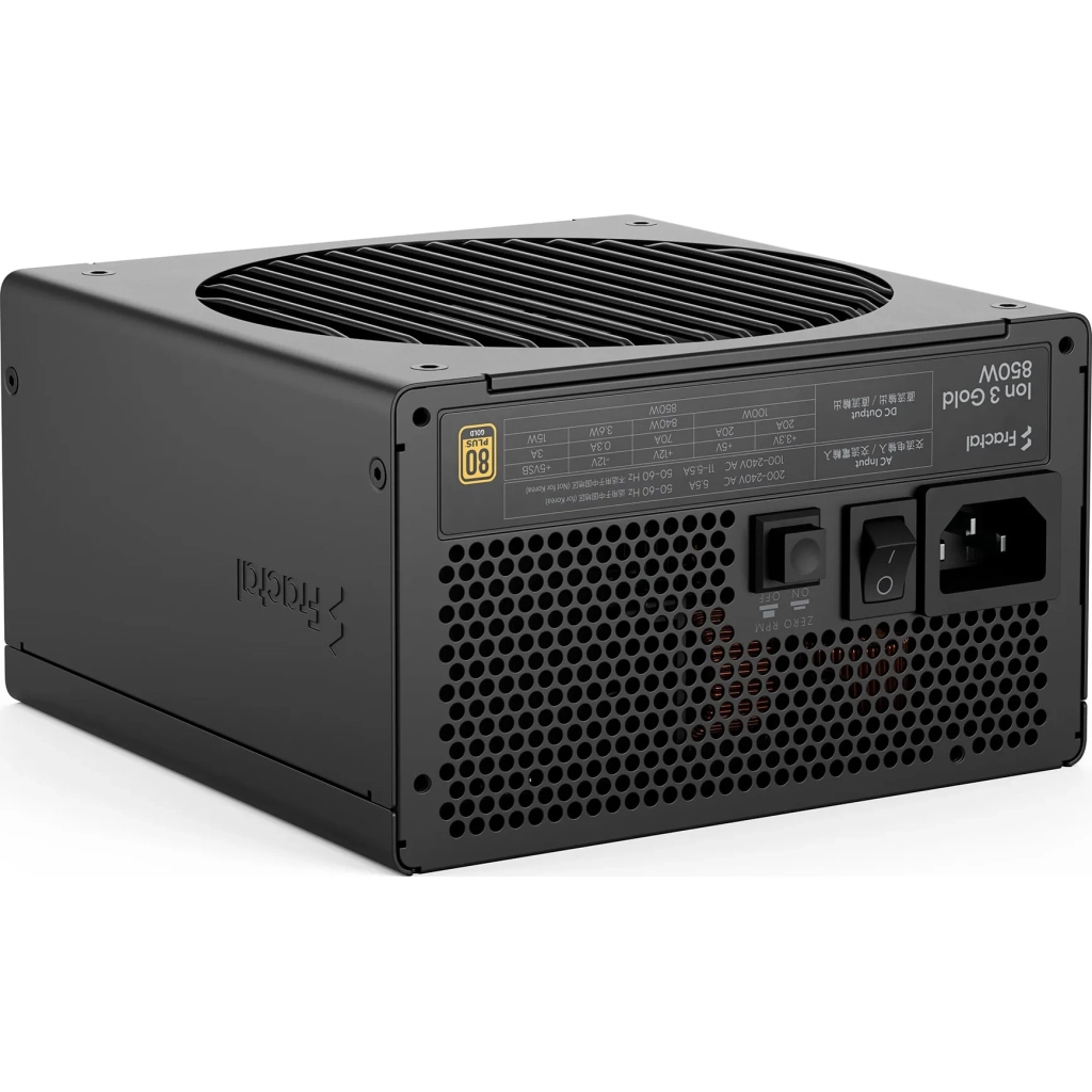 Блок живлення Fractal Design 850W Ion 3 Gold (FD-P-IA3G-850-EU) - зображення 4