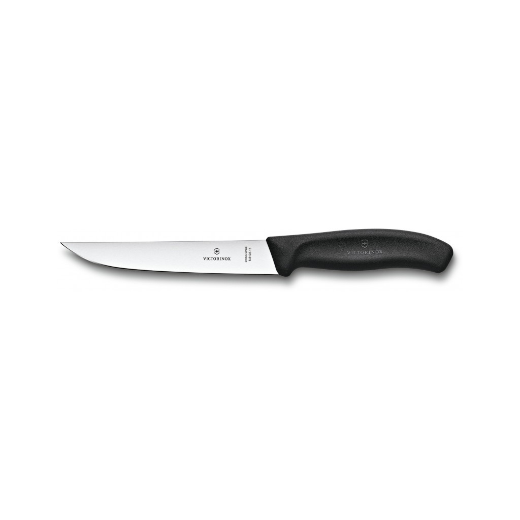 Кухонний ніж Victorinox SwissClassic Carving 15 см Black (6.8103.15B) - зображення 1