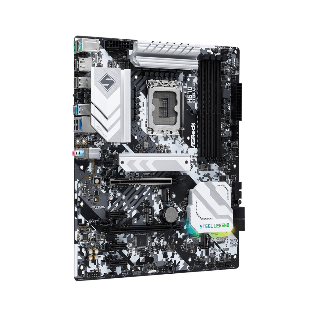 Материнська плата ASRock H670 STEEL LEGEND - зображення 4
