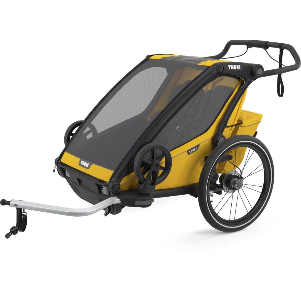 Коляска Thule Chariot Sport Double (Spectra Yellow) (TH 10201024) - зображення 1