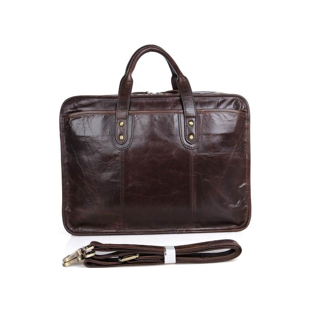 Сумка Vintage З натуральної шкіри Коричнева (14539) - зображення 2